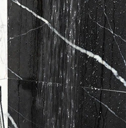 Master Bathroom &ndash; Nero Marquina Black Porcelain Marble Tile