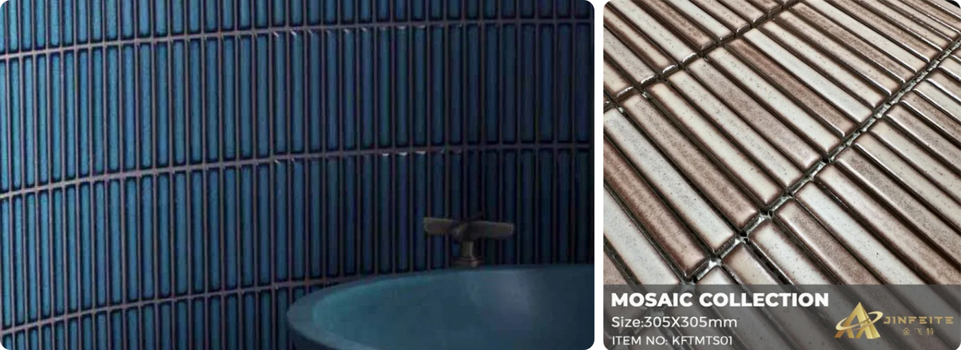 High Quality Luxury Porcelain Mosaic New Design for Bathroom Wall